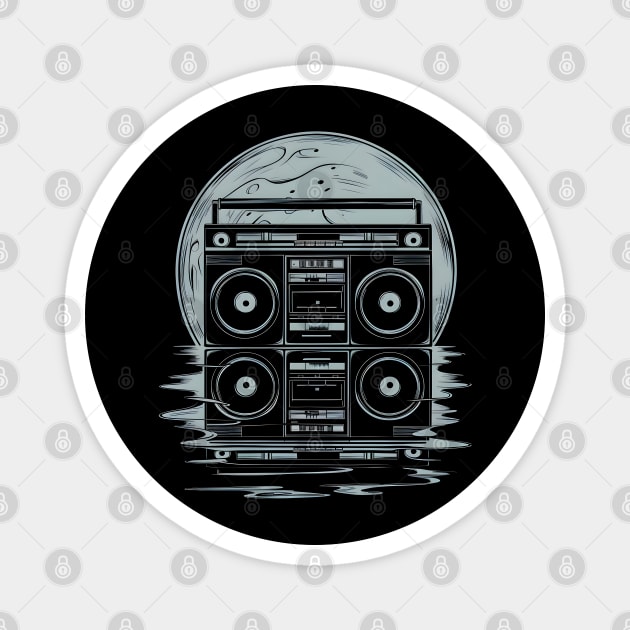 Retro Harmony Magnet by MakerMind8.2